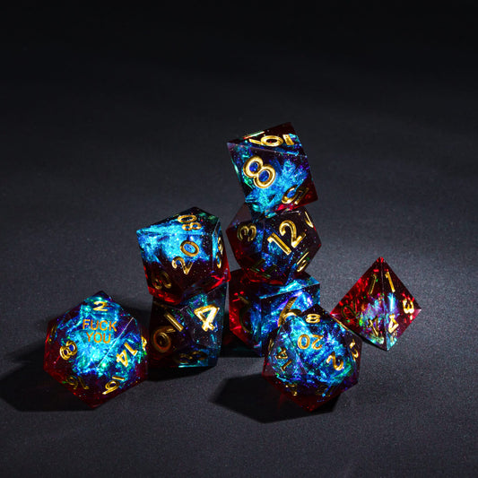 Corrupted Cobalt - F*ck Me Sharp Edge Dice Set