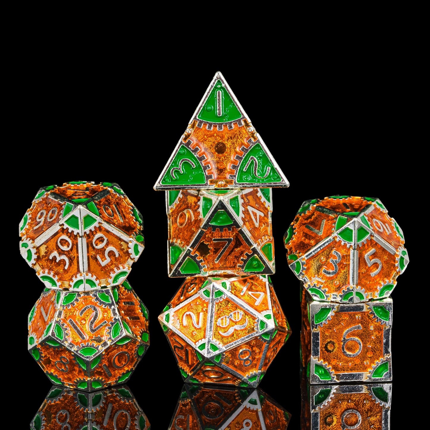 Guillman's Guilded Metal Dice Set