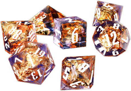 Aether Shards - Sharp Edge Dice Set