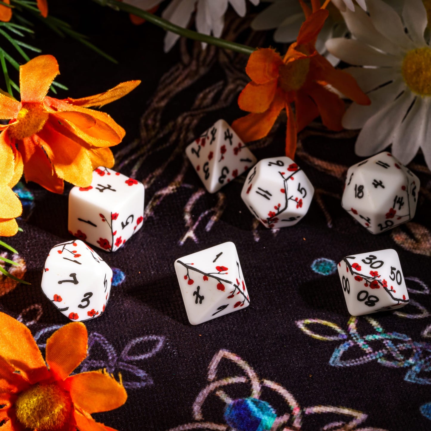 Plum Blossom - Dice Set