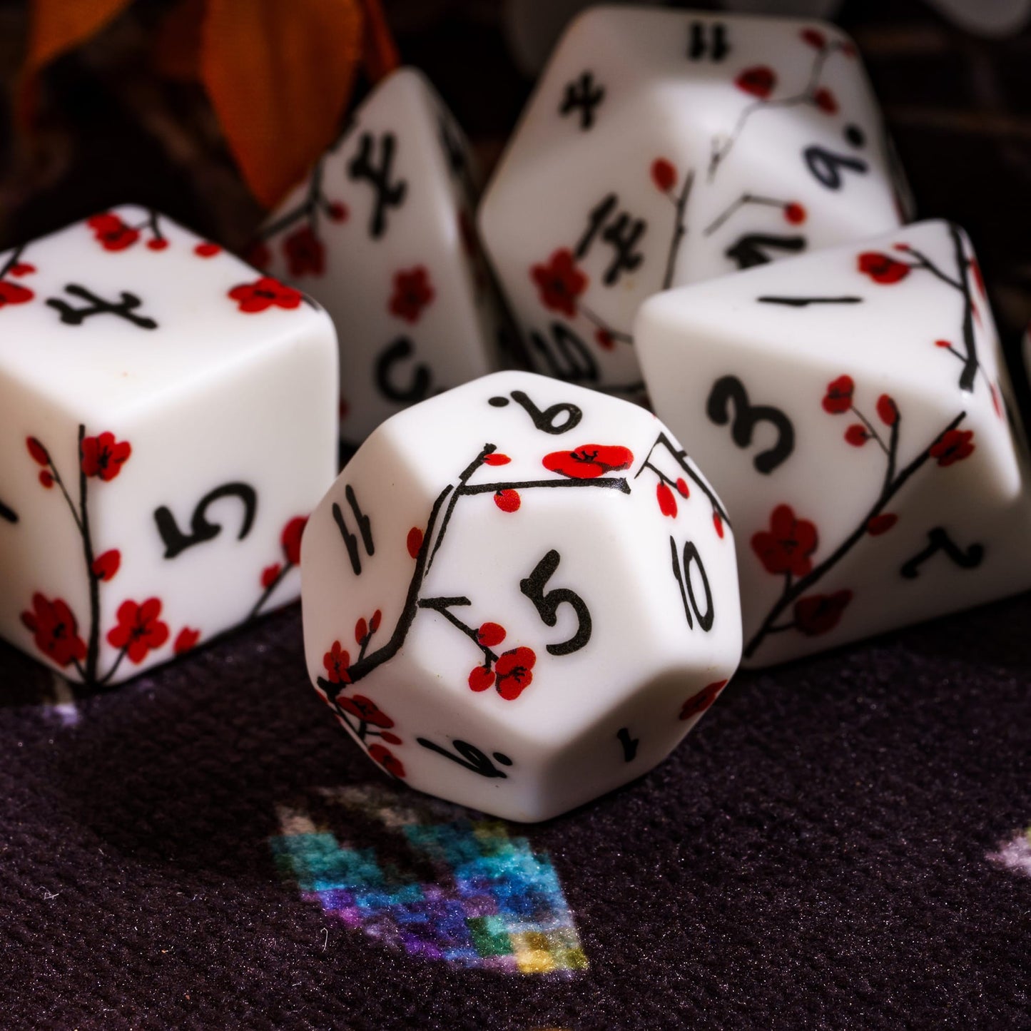 Plum Blossom - Dice Set