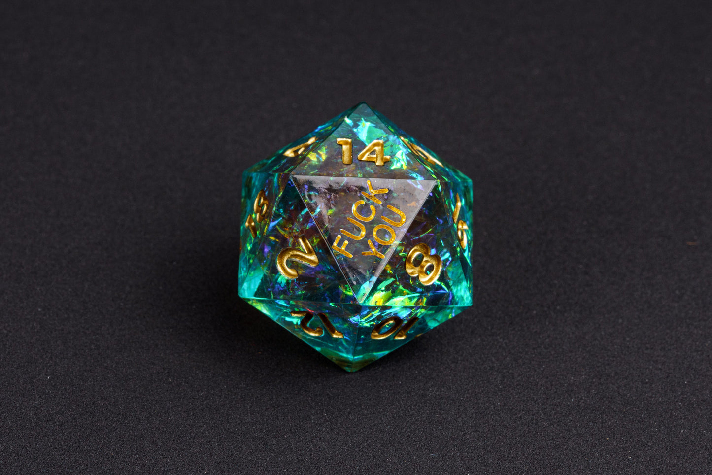 Starlight Nebula - F*ck Me Sharp Edge Dice Set