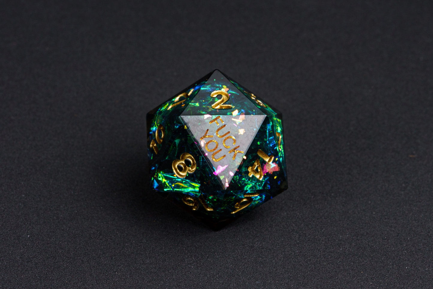 Supernova Remnant - F*ck Me Sharp Edge Dice Set