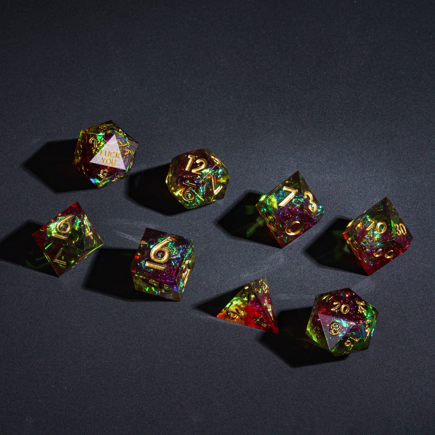 Corrupted Meadow - F*ck Me Sharp Edge Dice Set