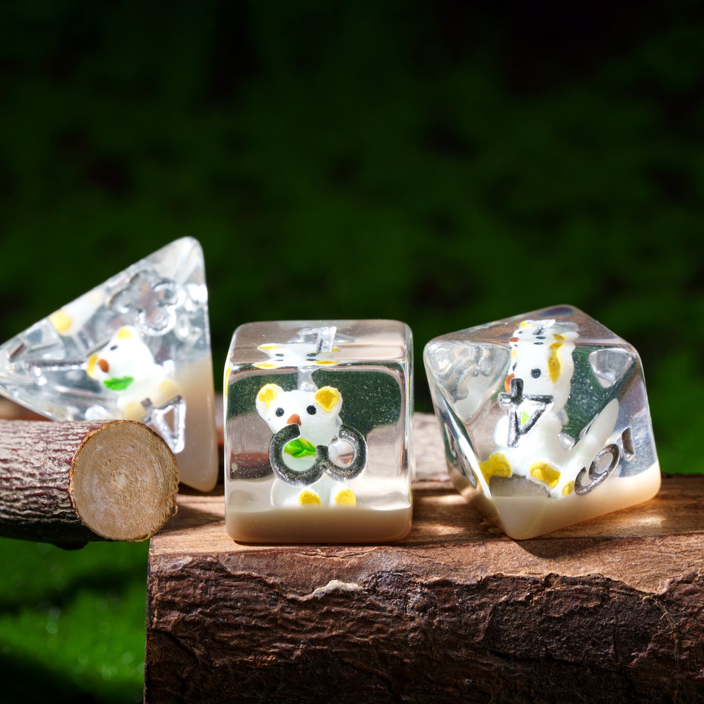 Transparent Koala - Dice Set