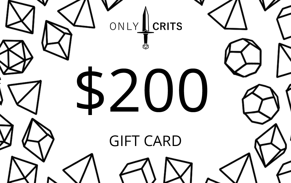 Only Crits Gift Card