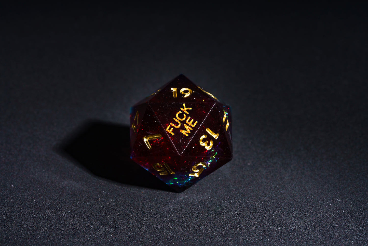 Corrupted Cobalt - F*ck Me Sharp Edge Dice Set