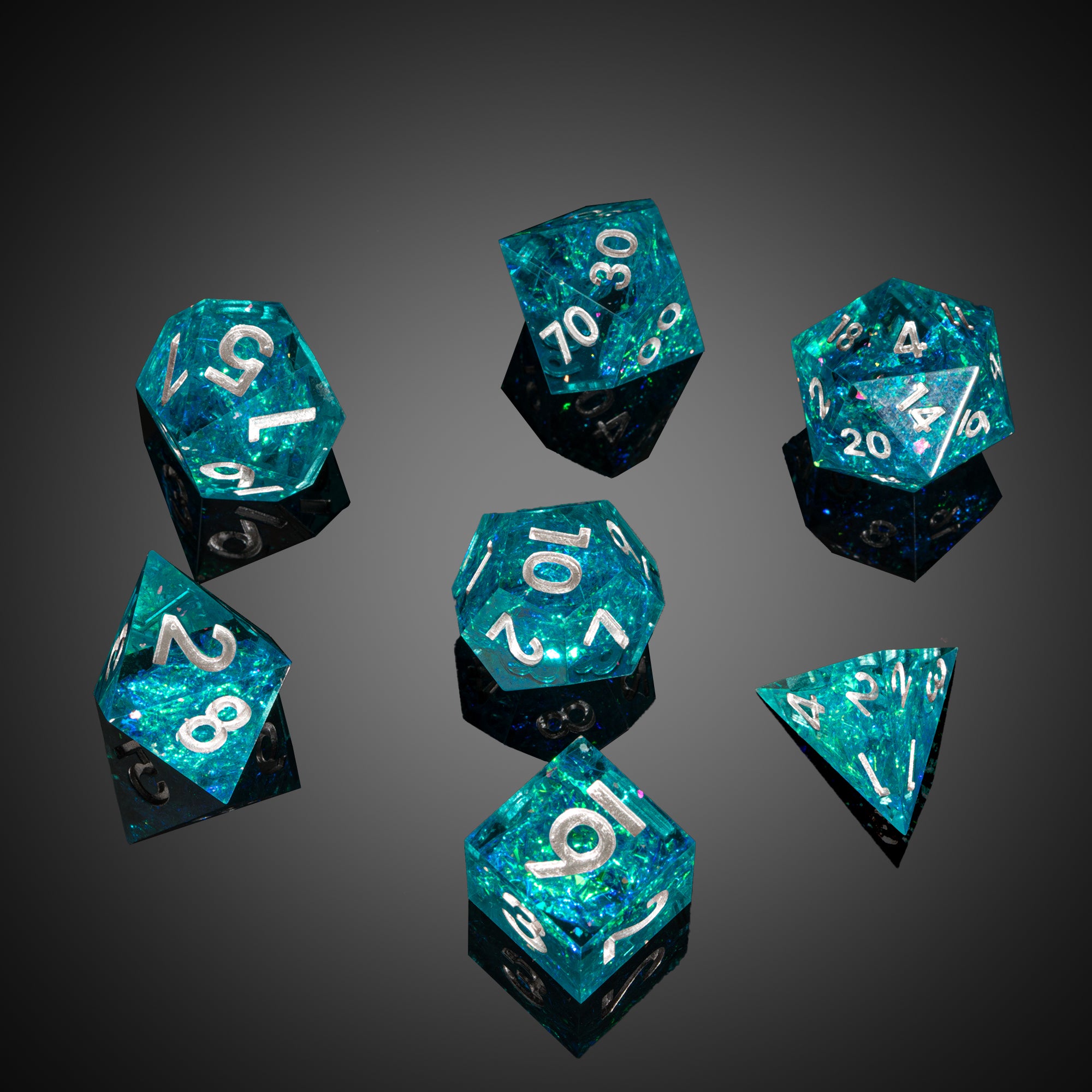 Icy Shard - Sharp Edge Dice Set – Only Crits